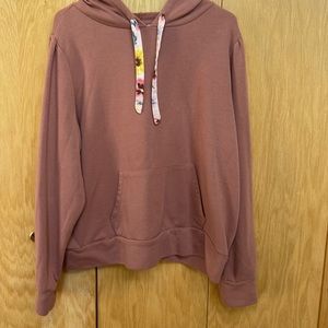 Lauren Conrad light maroon hooded sweatshirt XXL